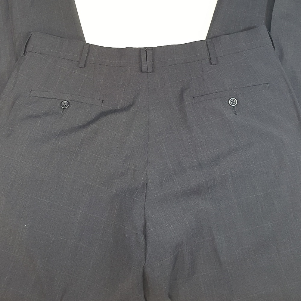 NICE Vtg MENS DOCKERS PREMIUM DRESS PANTS Charcoal - Picture 6 of 7